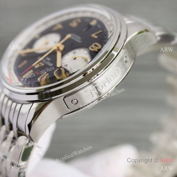 Swiss Breitling Premier Chronograph Norton Edition BLS Asia 7750 Stainless Steel Black Arabic Watch Swiss Breitling Premier Chronograph Norton Edition BLS Asia 7750 Stainless Steel Black Arabic Watch