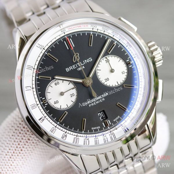 Swiss Replica Breitling Premier BLS A7750 Chrono 42mm Watch White Sub-dials Swiss Replica Breitling Premier BLS A7750 Chrono 42mm Watch White Sub-dials