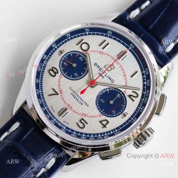 GF Factory Breitling Premier B01 Bentley Limited Edition Watch A7750 Blue Arabic Markers 42mm GF Factory Breitling Premier B01 Bentley Limited Edition Watch A7750 Blue Arabic Markers 42mm