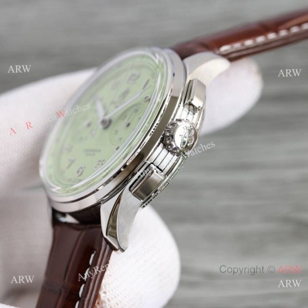 Swiss Copy Breitling Premier B09 Chronograph A7750 Pistachio green dial Swiss Copy Breitling Premier B09 Chronograph A7750 Pistachio green dial
