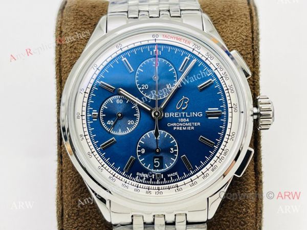 G8 Factory Breitling Premier B01 Chronograph Copy Watch A7750 Blue Dial 316L Steel G8 Factory Breitling Premier B01 Chronograph Copy Watch A7750 Blue Dial 316L Steel