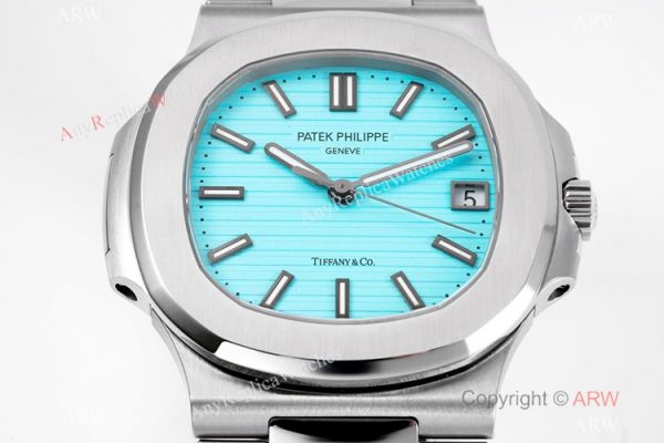 PPF Factory Swiss Patek Philippe Nautilus Tiff any 170th anniversary limited edition Watch 40mm PPF Factory Swiss Patek Philippe Nautilus Tiff any 170th anniversary limited edition Watch 40mm