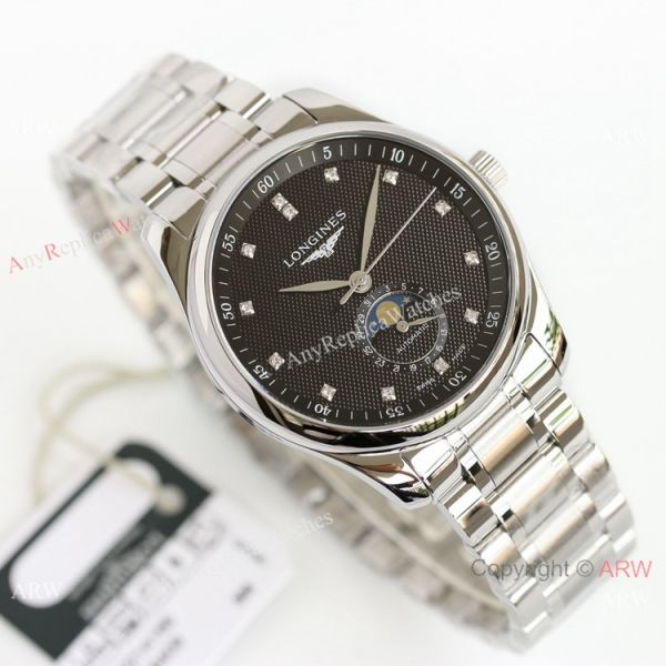 (GF) Swiss Longines Master Black Moon phase 40mm Watch L899.5 Movement (GF) Swiss Longines Master Black Moon phase 40mm Watch L899.5 Movement