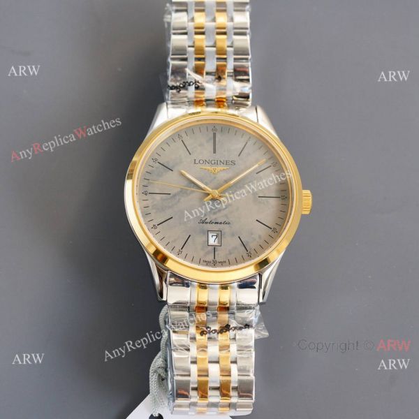 Replica Longines Elegant 2-Tone Steel Strap Rose Gold Bezel 8215 Movement Watch Replica Longines Elegant 2-Tone Steel Strap Rose Gold Bezel 8215 Movement Watch