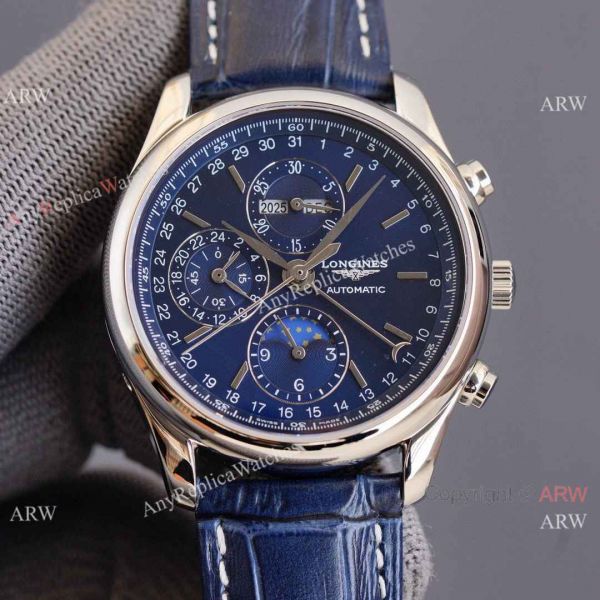 Replica Longines Master Collection Moonphase Leather Strap 40MM Watch With Arabic Markers Replica Longines Master Collection Moonphase Leather Strap 40MM Watch With Arabic Markers