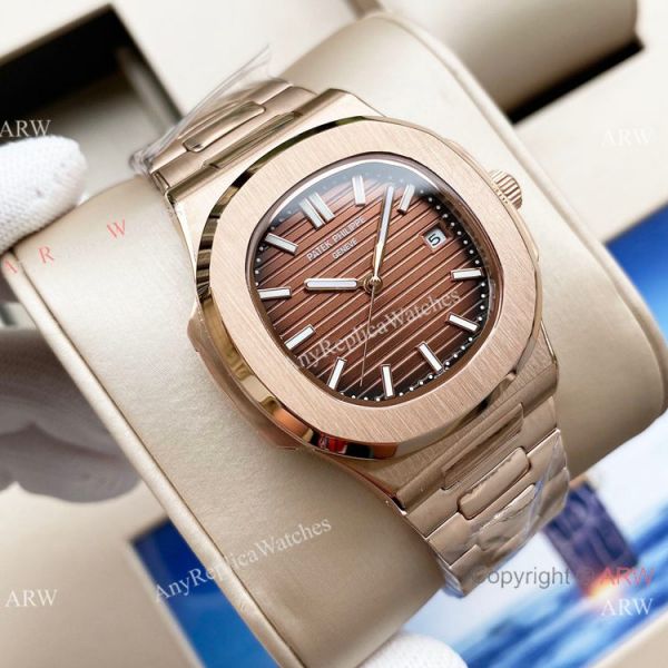 Swiss Quality Patek Philippe Nautilus Citizen 8215 Rose Gold Blue Replica Watches Swiss Quality Patek Philippe Nautilus Citizen 8215 Rose Gold Blue Replica Watches