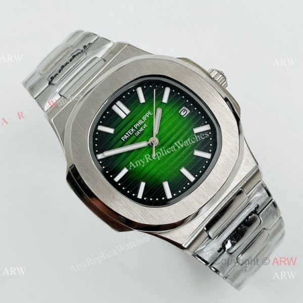 New Copy Patek Philippe Nautilus Olive Green Automatic Watch 42mm New Copy Patek Philippe Nautilus Olive Green Automatic Watch 42mm