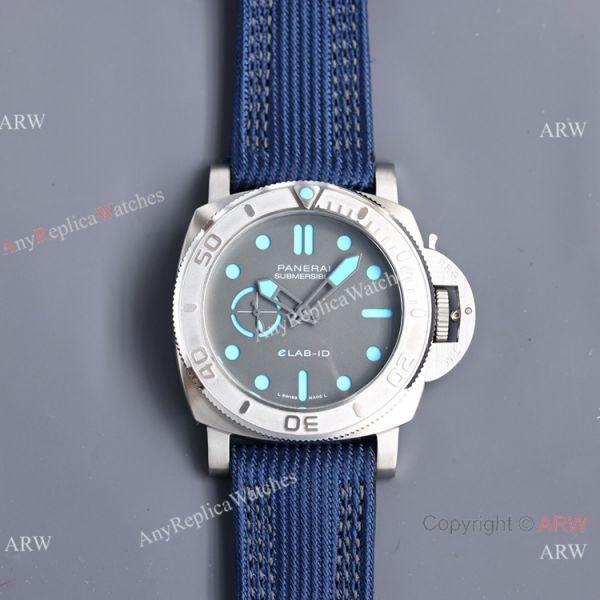 Knockoff Panerai Submersible eLAB-ID pam1225 Wrist Gray Recycled PET Nylon Strap Knockoff Panerai Submersible eLAB-ID pam1225 Wrist Gray Recycled PET Nylon Strap