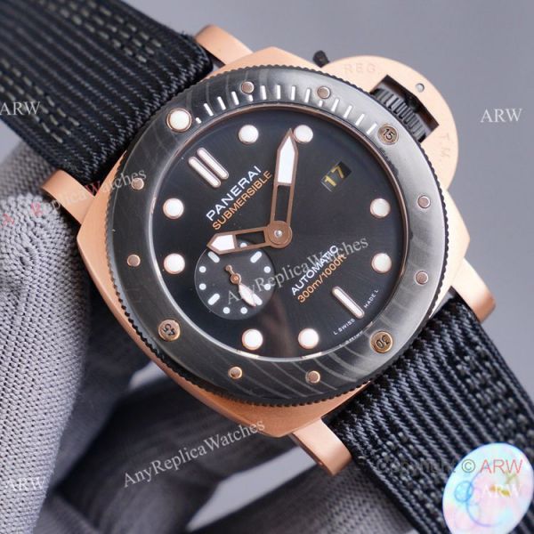 New Panerai Submersible Goldtech PAM1070 Rose Gold Watch 44mm New Panerai Submersible Goldtech PAM1070 Rose Gold Watch 44mm