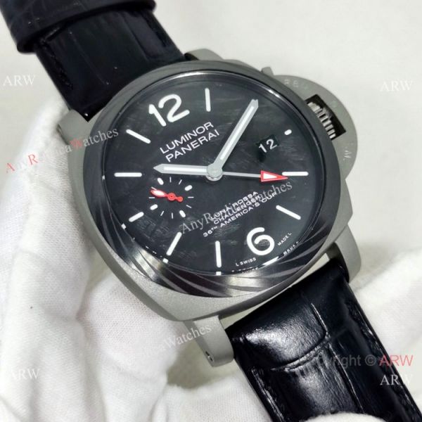 New Panerai Luminor Luna Rossa Gmt 42mm Pam1096 Watch Carbotech Case New Panerai Luminor Luna Rossa Gmt 42mm Pam1096 Watch Carbotech Case