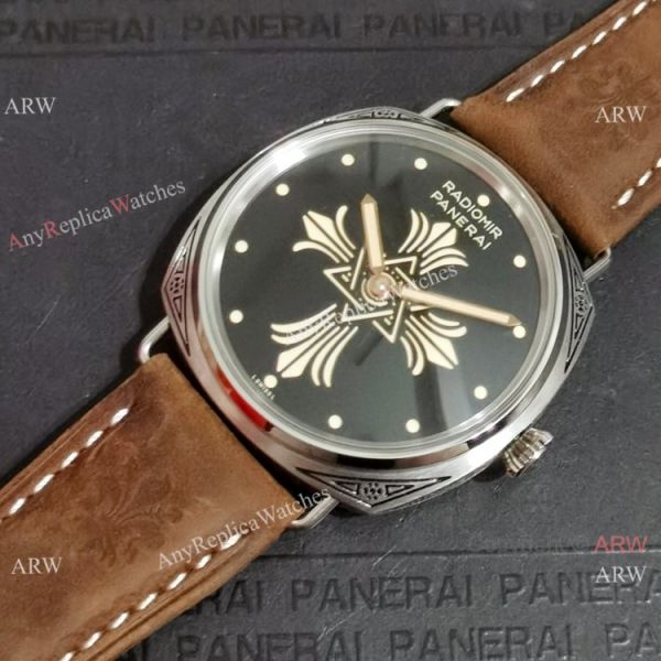 Faux Radiomir Panerai Watch 45mm Engraving Watch Case Faux Radiomir Panerai Watch 45mm Engraving Watch Case