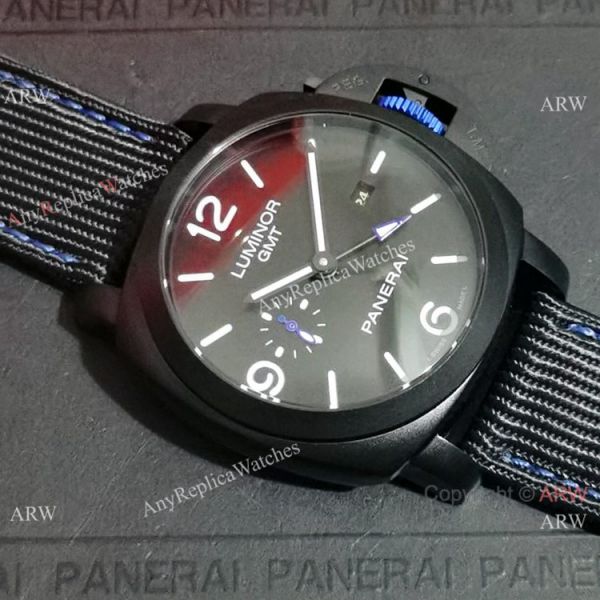 Clone Panerai Luminor GMT &8216;Bucherer Blue PAM 1176 Watch Blacksteel Clone Panerai Luminor GMT &8216;Bucherer Blue PAM 1176 Watch Blacksteel