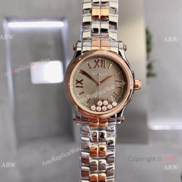 Knockoff Chopard Happy Sport quartz Watch Rhodium Grey Stainless Steel Knockoff Chopard Happy Sport quartz Watch Rhodium Grey Stainless Steel