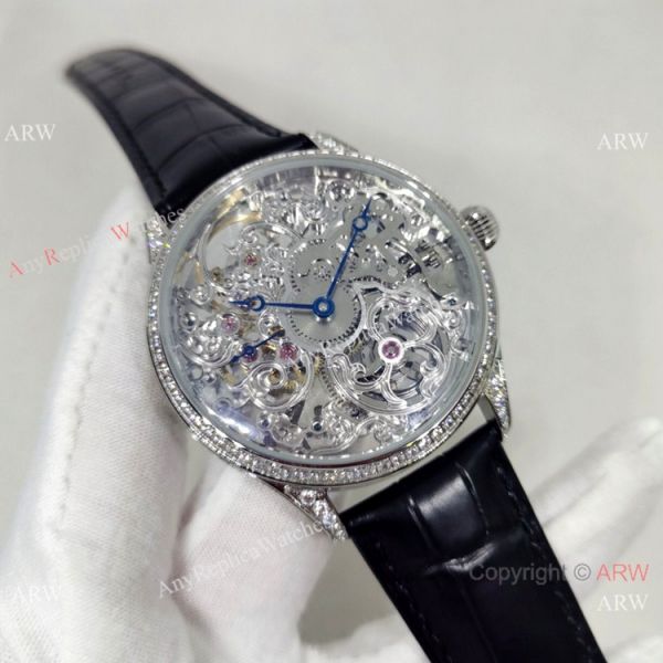2022 New IWC Portuguese FA Jones Edition Skeleton Watch with Diamonds 2022 New IWC Portuguese FA Jones Edition Skeleton Watch with Diamonds