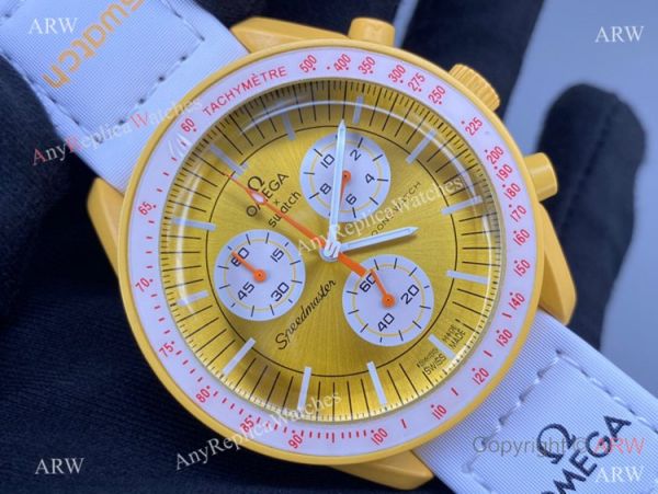 2022 New! Replica Swatch x Omega Mission to SUN Watch Bioceramic lemon case 2022 New! Replica Swatch x Omega Mission to SUN Watch Bioceramic lemon case