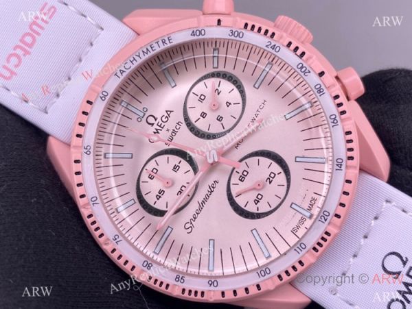 2022 New! Replica Swatch x Omega Mission to Venus Watch Pink Version 2022 New! Replica Swatch x Omega Mission to Venus Watch Pink Version
