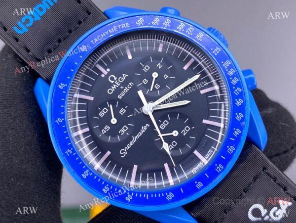 2022 New! Swatch x Omega Bioceramic Moonswatch Mission to Neptune watch Quartz 2022 New! Swatch x Omega Bioceramic Moonswatch Mission to Neptune watch Quartz