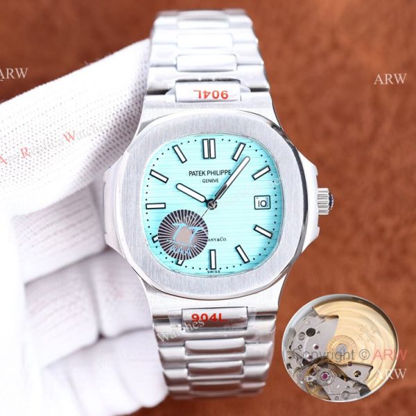Swiss Quality Patek Philippe Nautilus Olive Green Dial 40mm Watch with 8215 Swiss Quality Patek Philippe Nautilus Olive Green Dial 40mm Watch with 8215