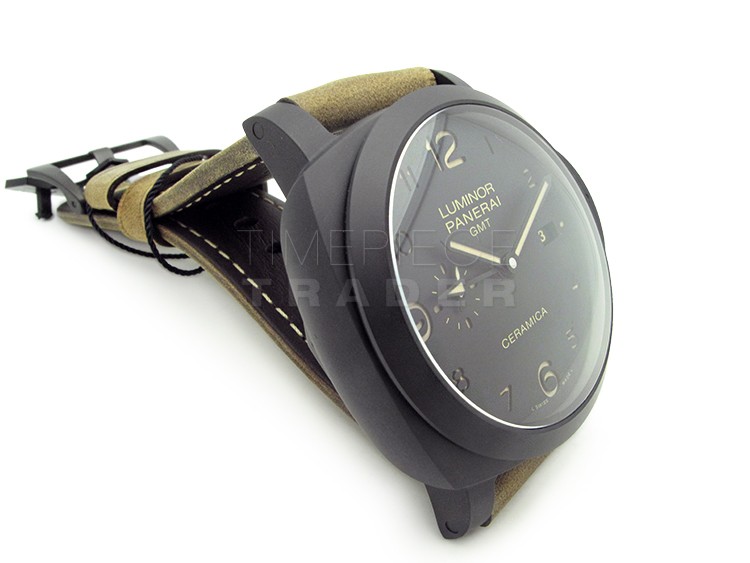 Panerai Luminor 1950 3 Days GMT PAM441 Black Ceramic Automatic Panerai Luminor 1950 3 Days GMT PAM441 Black Ceramic Automatic