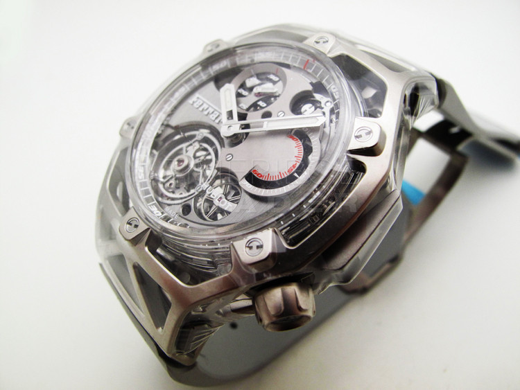 Hublot Techframe 408.JW.0123.RX White Gold Self hand-winding Hublot Techframe 408.JW.0123.RX White Gold Self hand-winding