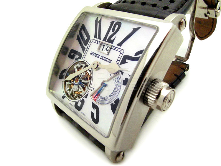 Roger Dubuis Golden Square Flying Tourbillon G40 030 N1.63 18k White Gold Manual Hand Winding Roger Dubuis Golden Square Flying Tourbillon G40 030 N1.63 18k White Gold Manual Hand Winding