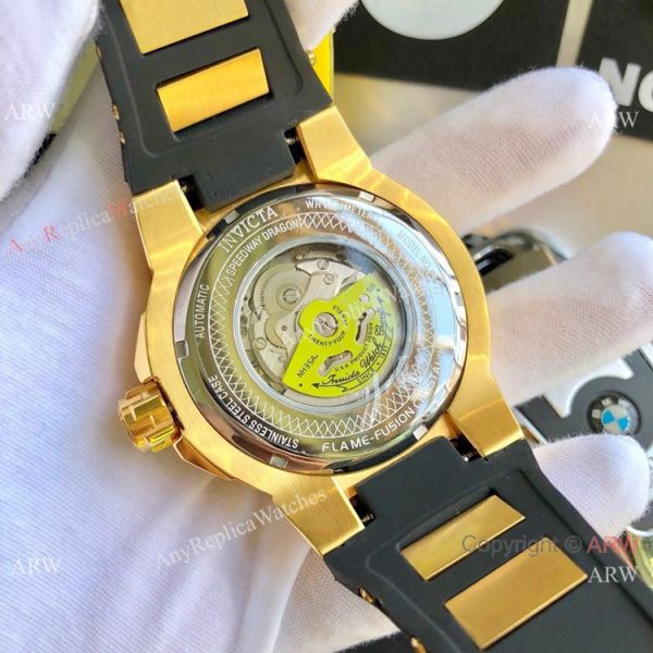 Best Replica Invicta Dragon Stainless Steel Rubber Strap Watch Best Replica Invicta Dragon Stainless Steel Rubber Strap Watch