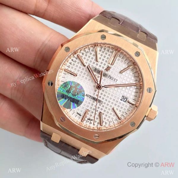 1:1 JF Factory Watch Royal Oak Audemars Piguet Replica Rose Gold Watch 1:1 JF Factory Watch Royal Oak Audemars Piguet Replica Rose Gold Watch