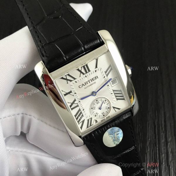 Swiss Grade Replica Cartier Tank Stainless Steel Watch 34mm Swiss Grade Replica Cartier Tank Stainless Steel Watch 34mm
