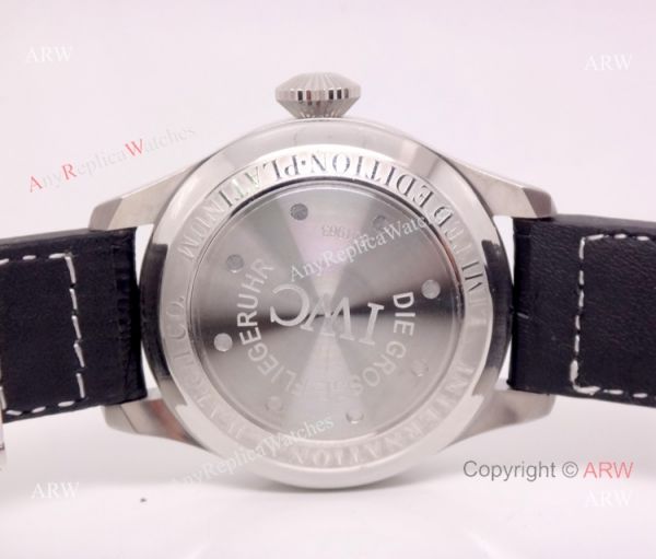 IWC Big Pilot Automatic Replica Watch SS Black 45mm IWC Big Pilot Automatic Replica Watch SS Black 45mm