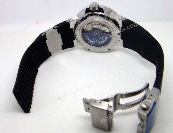 Ulysse Nardin Replica Maxi Marine Diver watch SS White Face Ulysse Nardin Replica Maxi Marine Diver watch SS White Face