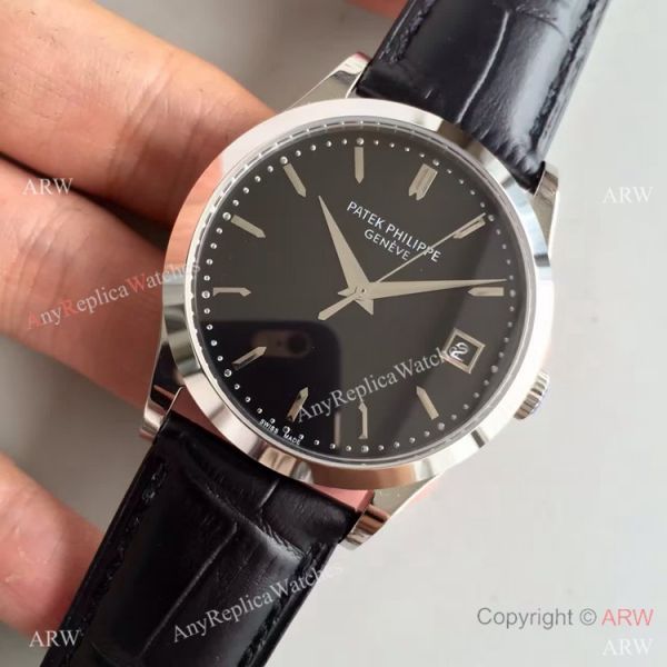Copy Swiss Patek Philippe Cal.324 S C Watch SS Black Dial Copy Swiss Patek Philippe Cal.324 S C Watch SS Black Dial