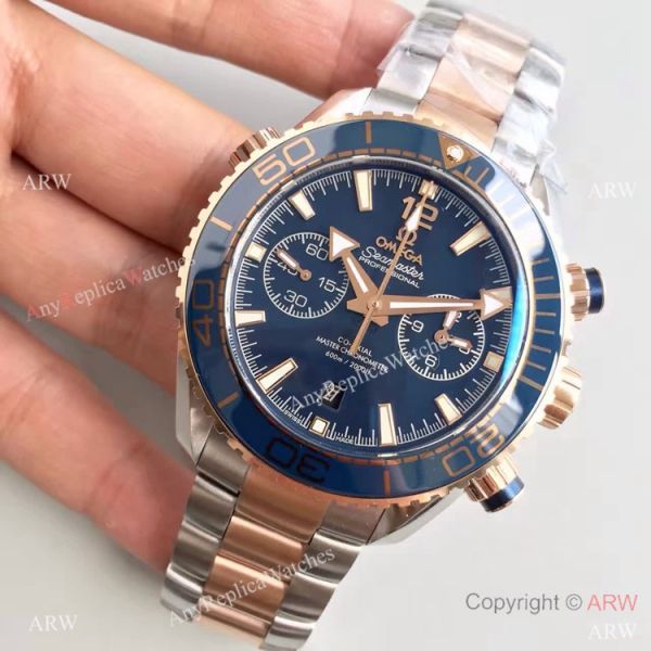 (OM)New Copy Swiss Omega Seamaster 9901 Watch 2-Tone Rose Gold (OM)New Copy Swiss Omega Seamaster 9901 Watch 2-Tone Rose Gold