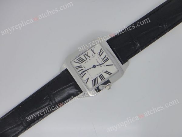 Replica Cartier Tank Watch Black Leather Strap Replica Cartier Tank Watch Black Leather Strap