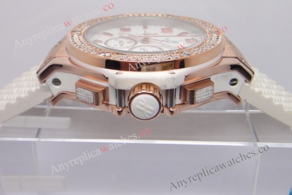 Replica Hublot watch BIG BANG GOLD WHITE DIAMONDS 41mm Replica Hublot watch BIG BANG GOLD WHITE DIAMONDS 41mm