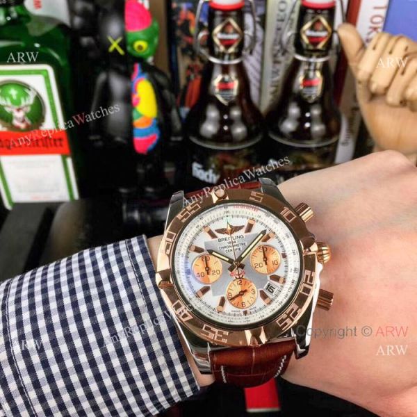High Quality Breitling Chronomat 01 Watch Rose Gold Sub-dials High Quality Breitling Chronomat 01 Watch Rose Gold Sub-dials