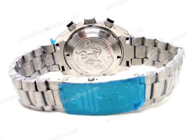 Omega Seamaster Planet Ocean Replica Watch Stainless Steel Black Chrono Dial Omega Seamaster Planet Ocean Replica Watch Stainless Steel Black Chrono Dial