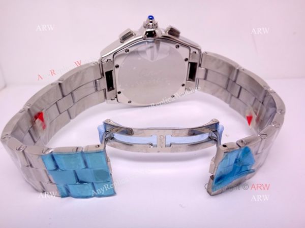 Cartier Roadster Stainless Steel Chronograph Replica Watch / Swiss Grade Case Cartier Roadster Stainless Steel Chronograph Replica Watch / Swiss Grade Case