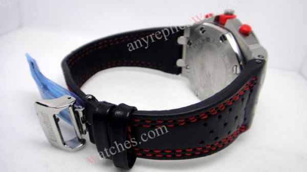 AUDEMARS PIGUET Royal Oak Chronograph Black Eye Red Face AUDEMARS PIGUET Royal Oak Chronograph Black Eye Red Face