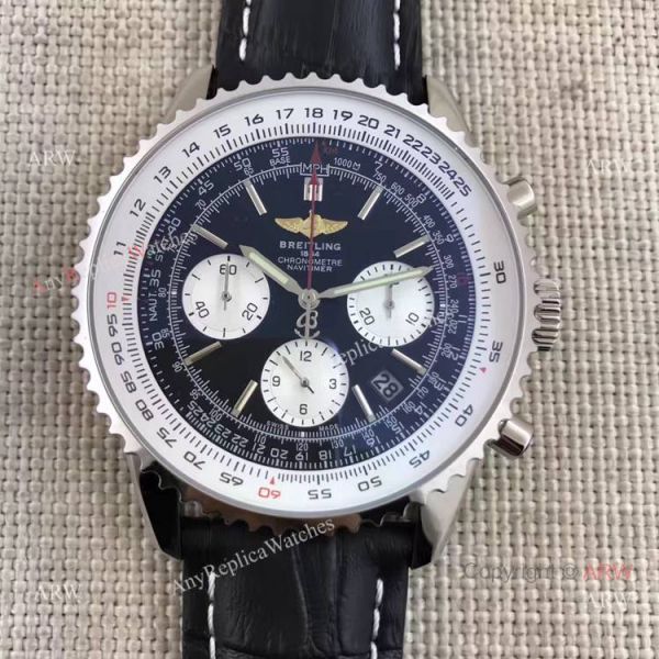 New Copy Breitling Navitimer SS White Chrono Face Watch New Copy Breitling Navitimer SS White Chrono Face Watch