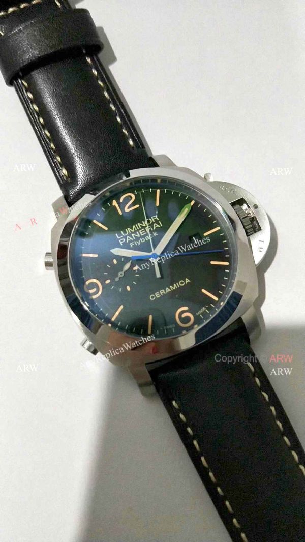 Panerai PAM 524 Luminor 1950 3 Days Flyback Black Dial Watch New Replica Panerai PAM 524 Luminor 1950 3 Days Flyback Black Dial Watch New Replica