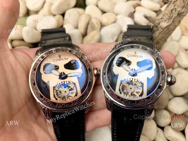 Corum Bubble 47 Flying Tourbillon Rose Gold Tattoo Wristwatch Replica Corum Watches Corum Bubble 47 Flying Tourbillon Rose Gold Tattoo Wristwatch Replica Corum Watches