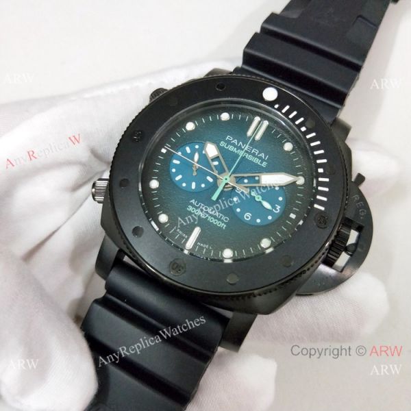 Copy Panerai Submersible Rubber Strap Black Case Watch PAM983 Copy Panerai Submersible Rubber Strap Black Case Watch PAM983