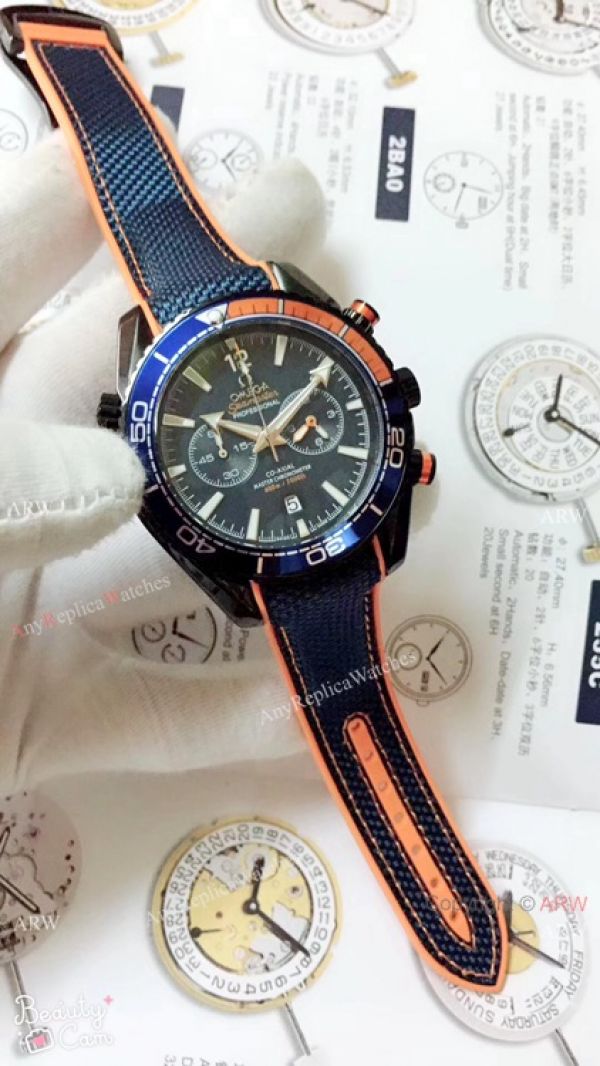 Best Copy Omega Planet Ocean 600m Chronograph Watch Red Black Bezel Best Copy Omega Planet Ocean 600m Chronograph Watch Red Black Bezel