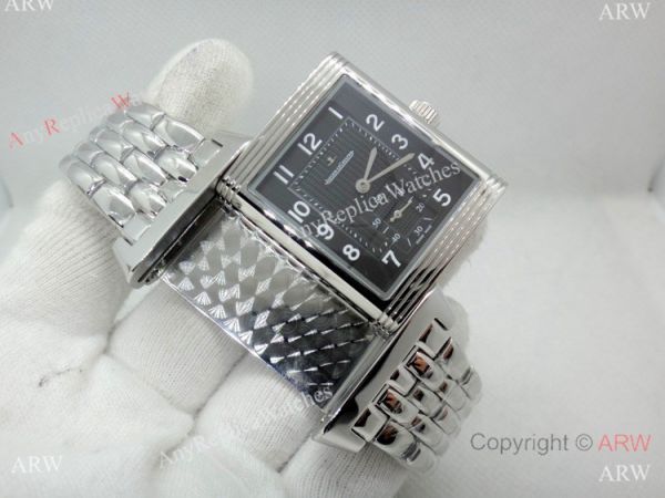 New Copy Jaeger-LeCoultre Reverso Duoface Automatic watch SS Black Dial New Copy Jaeger-LeCoultre Reverso Duoface Automatic watch SS Black Dial