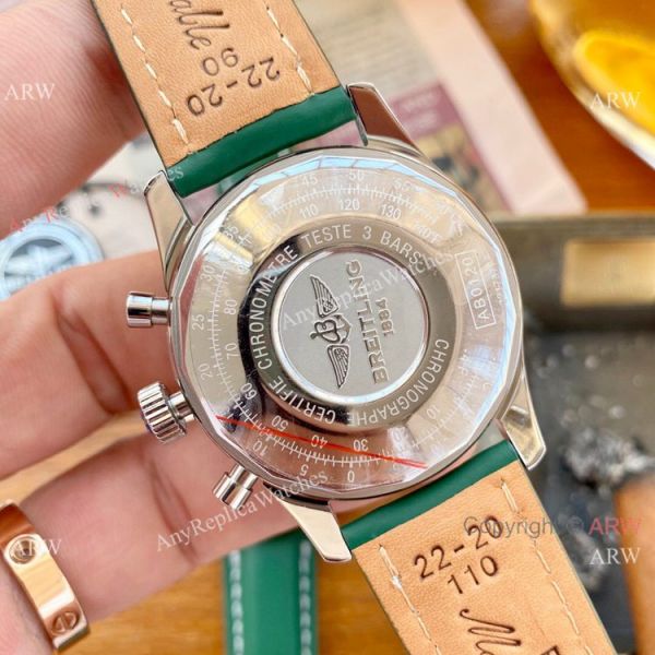 NEW! Swiss Breitling Navitimer Valjoux7750 Watch SS Green Dial NEW! Swiss Breitling Navitimer Valjoux7750 Watch SS Green Dial
