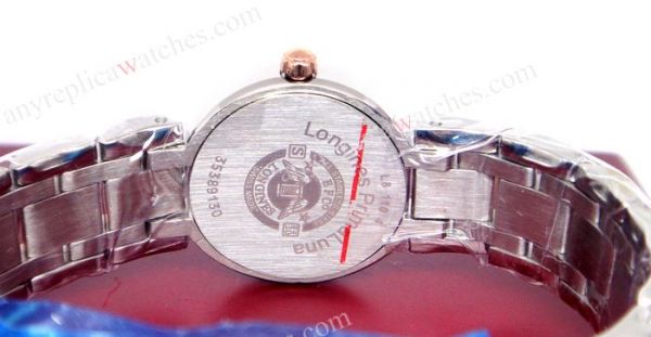 Rose Gold &038; Steel Case Longines Quartz Ladies Watch Rose Gold &038; Steel Case Longines Quartz Ladies Watch