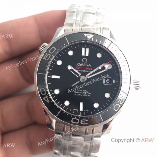 Grade 1A Omega Replica Watches James Bond Stainless Steel Black Ceramic Grade 1A Omega Replica Watches James Bond Stainless Steel Black Ceramic