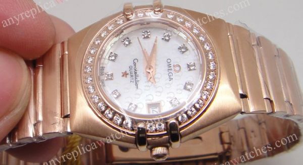 Omega Constellation Rose Gold Ladies Japan Quartz Watch Omega Constellation Rose Gold Ladies Japan Quartz Watch