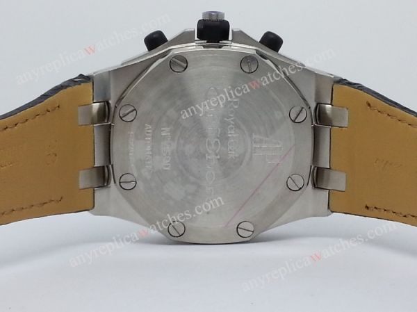 Cheap Audemars Piguet Replica Watches AP Royal Oak Offshore White Face Black Leather Strap 44mm Cheap Audemars Piguet Replica Watches AP Royal Oak Offshore White Face Black Leather Strap 44mm