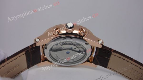 Montblanc Time Walker chronograph tourbillon Brown leather band Montblanc Time Walker chronograph tourbillon Brown leather band